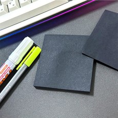 소소 블랙 점착 메모지 데스크용품