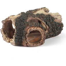 MUYYIKA 수족관 오브제 유목 은신처 수족관 장식 동굴 나무 집 파충류 하우스 인테리어 수지 입상 수족관 장식 유목 B-S, 1개