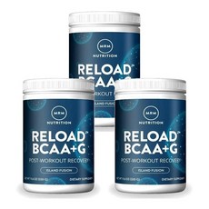 엠알엠 리로드 BCAA+G 포스트 웍아웃 리커버리 아일랜드 퓨전 330g, 3개