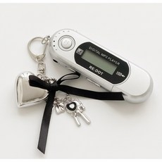리닷 REDOT 플립 휴대용 MP3 플레이어 레트로 Y2K 학생 어학, 실버, N127