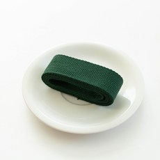 천가게 웨이빙끈 컬러 웨빙끈 에코백 바이어스 가방부자재 30mm 27종, 14) 진초록, 1개