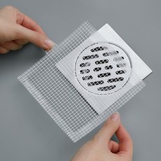 미란다 사각 배수구 거름망 15x15cm 낱개 싱크대 하수구 배수망 4D512, 1개, 혼합색상