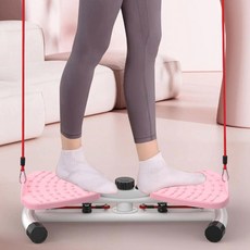 바디 빌딩 체육관 운동 스택 대형 페달 1개 크로스 등자 롤러 파워 리프팅 방지 콤바, 1 4륜 저소음 복근 운동기 (다크 그린)