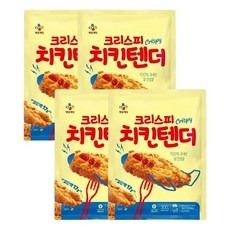 CJ씨제이 크리스피 치킨텐더 (냉동), 300g, 4개