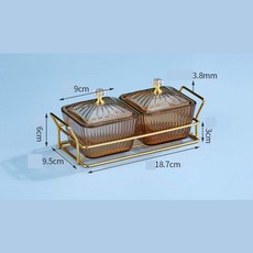 다용도 칸막이 스낵 접시 노래방 바 스낵 과일 캔디 접시 WW 블랙 4칸, 브라운 * 2칸+{베이직} × 1개