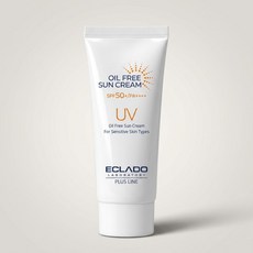 [정품] 에끌라두 UV 오일프리 선크림 SPF50+ PA++++ 저자극 피부톤 수분 보호막 70g, 1개