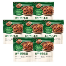 CJ 제일제당 비비고 호두연근조림, 7개, 90g