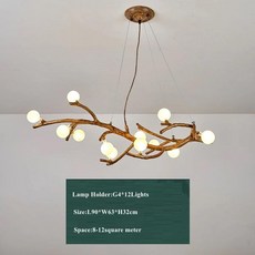 북유럽 수지 젖빛 유리 Estaurant 샹들리에 일본 홈스테이 멀티 헤드 펜던트 조명 전구 포함, 09 12light Frosted ball, 04 3 color light