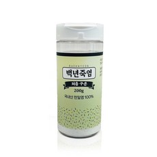 백년죽염 아홉번구운 9회 자죽염 미네랄 죽염 백년담다, 처음구운 1회 죽염 200g 분말, 200g, 1개