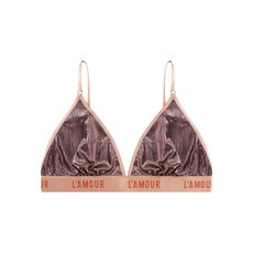 러브스토리즈 메탈릭 골지 브라