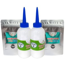 매직스토리 바닥용 줄눈보수제 150g(75g 2개) 화이트펄(스노우화이트), 1개