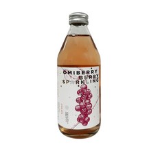 도매한박스 효종원 오미베리 베리 스파클링 오미자 탄산음료 325ml, 12개