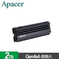 Apacer AS2280Q4U M.2 PCIe Gen4 SSD 2TB (散熱片), 1GB