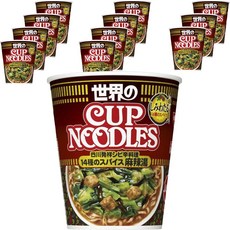 NISSIN 日清 14種辛香料麻辣湯杯麵 75g, 12個