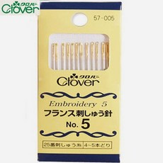[청라핸즈] 크로바 프랑스 자수바늘 No.5 (57-005)(부자재)