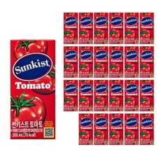 Sunkist 香吉士 番茄汁, 200ml, 24個