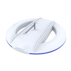 PS5 Slim / PS5 pro 主機底座 PS5支架 直立架 固定架 主機底座 散熱 站立底座 支架 SX099, 1個, PS5 Slim 專用 主機底座, 白