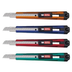 枕頭山 SDI 0416D-T 透明小美工刀 左右手適用 自動鎖定安全刀具, 不挑色, 1支