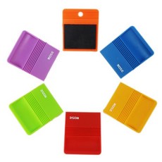 ROSE 塑膠夾子 大號磁性票夾, 顏色隨機, 1個