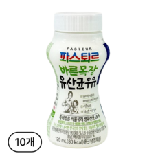 파스퇴르 유산균 우유, 120ml, 10개