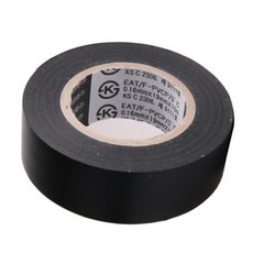 [3개] 10M x 절연 태영 테이프 19mm 전기, 흑색, 3개