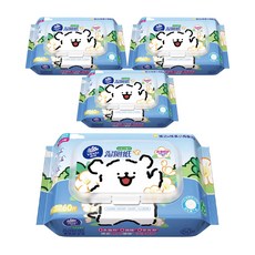 維達山茶花精華濕廁紙線條小狗聯名款，溫和清潔寶寶肌膚，無酒精無刺激，加厚不易破, 4個, 60片, 6.6g