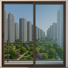 마마픽스 단열필름 자외선차단 베란다 창문 시트지, 그레이