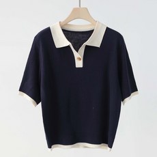 Zenith 女款 Sully 翻領短袖針織衫 n1702