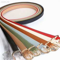 LN 라운드 여성 버클 벨트 오피스룩코디템 세련된허리띠, 1개, 1g, 1L