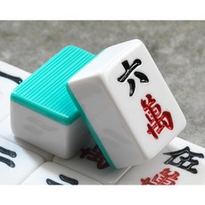 東方不敗麻將組 12色可選 36mm 直角/標準台灣字體加深 獨家模具加厚不倒易設計 手打/電動兩用麻將 A01, 1個, A01青