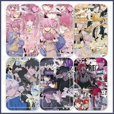 樂優精選 學生飯卡卡套 時光代理人 劉梟 夏斐 校牌 李天希 李天辰 Vein 校園卡胸牌, 1個, 劉梟夏斐E10,卡套雙面圖案無配件