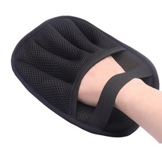 토닥스 털싹제거 재사용 고양이털 청소기 장갑형 패드, 1개, 딥블랙