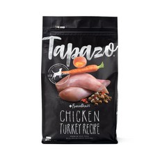 特百滋 TAPAZO 1 kg 分裝包 狗飼料 犬飼料 凍乾三重奏 全齡犬 低敏配方, 1kg, 1個, 雞肉+火雞