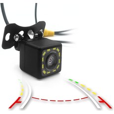 QUICTO 자동차 백업 카메라 방수 울트라 HD 12 LED 야간 투시 후방 170 광시야각 롱 번호판 프레임 범용 자동차 SUV 트럭 RV