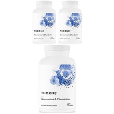 THORNE RESEARCH 葡萄糖胺軟骨素膠囊, 3罐, 90顆