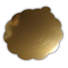 【巔品購物】6吋/8吋蛋糕金盤10入組 (台灣製造) - 慕斯蛋糕/花邊蛋糕適用, 金色6吋, 10個