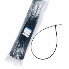 kimspp 케이블타이 5x600mm 블랙 (약250개입) 케이블밴드 타이밴드 전선 배선정리, 단품, 1개