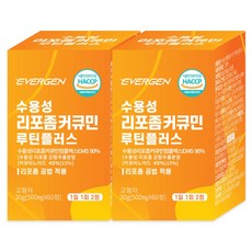 에버젠 수용성 리포좀 커큐민 루틴플러스, 2개, 60정