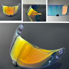 C70 쉴드 호환 HJC C70 C70N FG-17 FG-ST IS-17 HJ20M헬멧 렌즈 선스크린 오토바이 헬멧 쉴드, Revo Clear Red-Day Night, 1개