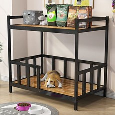 대형 강아지침대 소파 골든, 블랙 4면