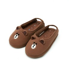 브라운앤프렌즈 패턴 덧신(브라운)