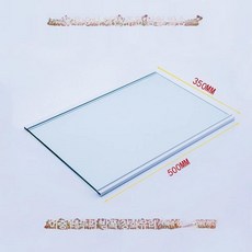 적용 글라스 가벽 냉장고칸 선반 막이, 기본 모델명/품번, 500mmx350mm 양면 내 24시간