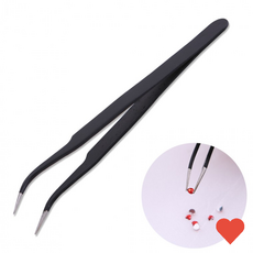 네일케어 고급 핀셋 l 형 전문가용 네일 집게 네일아트, 고급 ㄱ자 핀셋