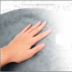 콩군하우스 미끄럼방지 극세사 욕실매트 미끄럼방지용품, 소 사각