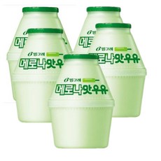 빙그레 메로나맛 우유 240ml, 5개