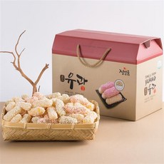 정일품 선물세트 모둠유과지함 3호 1kg 명절선물