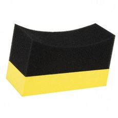 세차 스펀지 타이어광택 자동차 지 차바퀴닦기, 1개, 상세페이지 참조