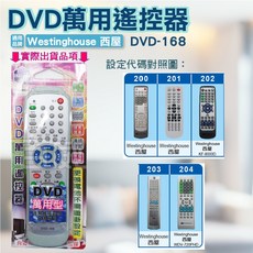 百威電子 DVD遙控器 紅外線傳輸 Westinghouse 西屋DVD播放機專用 簡易操作