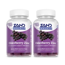 잰드 엘더베리 아연 비타민 C 구미젤리 60개입, 2세트, 1정