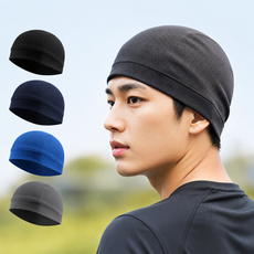 옐스 여름 쿨링 스포츠 메쉬 비니, 1개, 차콜그레이